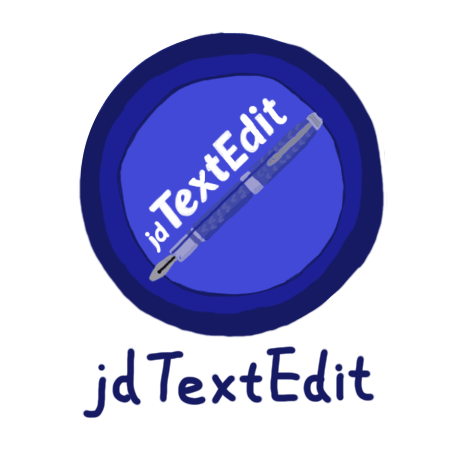 jdTextEdit logo
